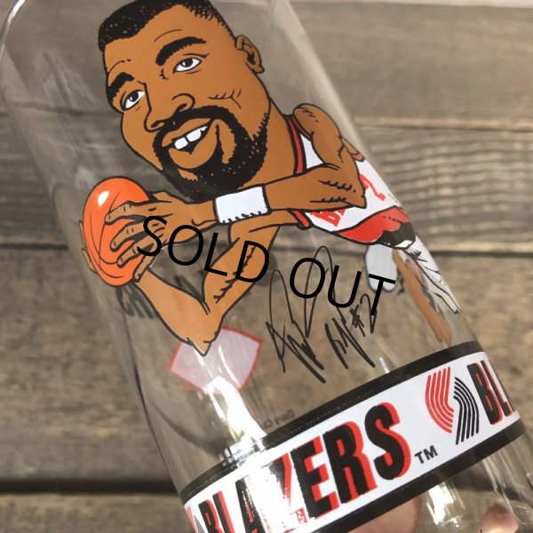 画像4: Vintage Dairy Queen Glass NBA Portland Trail Blazers '93-'94 MARK BRYANT (G016) (4)