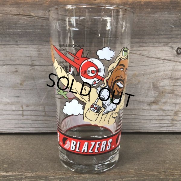 画像2: Vintage Dairy Queen Glass NBA Portland Trail Blazers '92-'93 BUCK WILLIAMS (G007) (2)