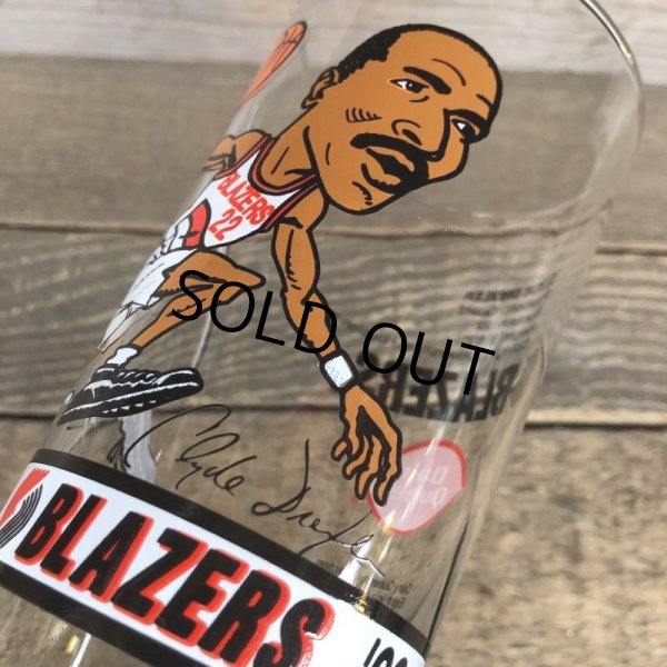 画像4: Vintage Dairy Queen Glass NBA Portland Trail Blazers '93-'94 CLYDE DREXLER (G012) (4)