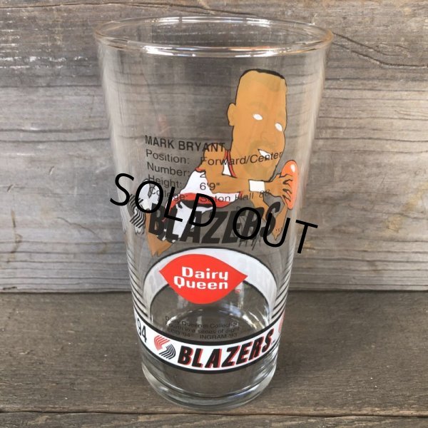 画像3: Vintage Dairy Queen Glass NBA Portland Trail Blazers '93-'94 MARK BRYANT (G016) (3)