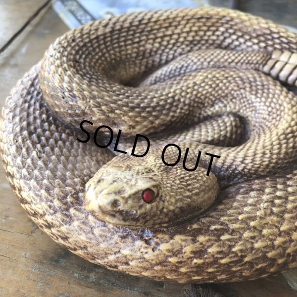 画像4: 70s Vintage Disneyland Adveture Land RANDOTTI Rattle Snake Ceramic (B668) (4)