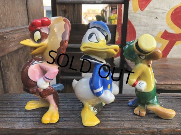 画像13: 40s Disney's Three Caballeros Cramic Figurine Complete Set (B669) (13)