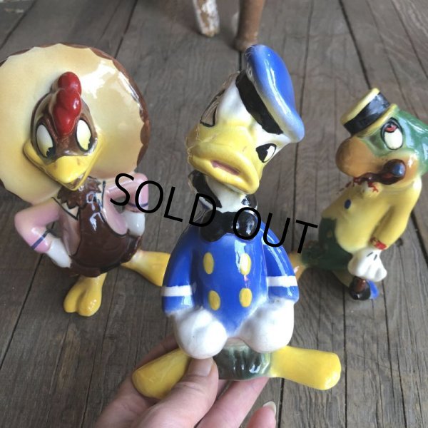 画像10: 40s Disney's Three Caballeros Cramic Figurine Complete Set (B669) (10)