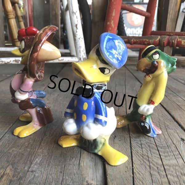 画像2: 40s Disney's Three Caballeros Cramic Figurine Complete Set (B669) (2)