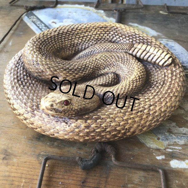 画像9: 70s Vintage Disneyland Adveture Land RANDOTTI Rattle Snake Ceramic (B668) (9)