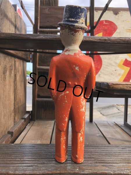 画像3: 1940s Vintage Charlie McCarthy Chalkware Carnival Statue (B673) (3)