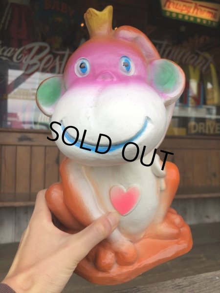 画像10: Vintage BDS Plastic Coin Bank Hippie Monkey (B674)  (10)
