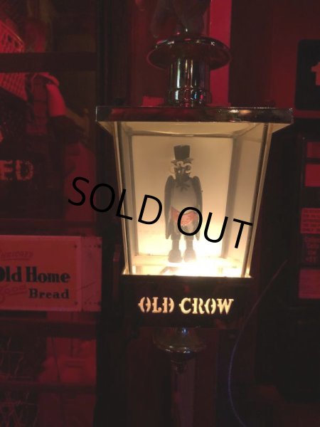 画像12: Vintage OLD CROW Kentucky Whiskey  BAR Wall Light Sign (B675) (12)
