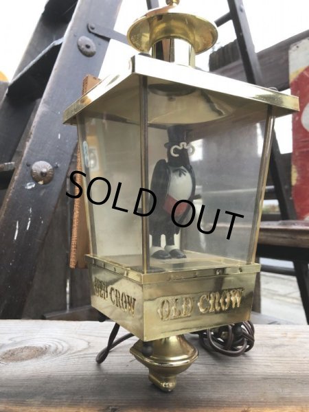 画像2: Vintage OLD CROW Kentucky Whiskey  BAR Wall Light Sign (B675) (2)