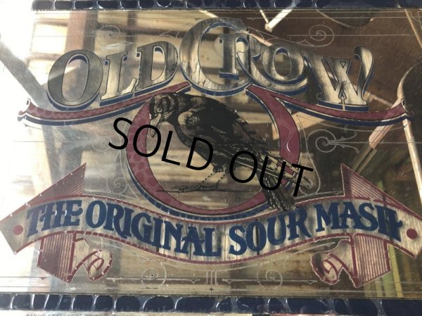 画像6: Vintage OLD CROW Kentucky Whiskey  Store Display Bar Pub Mirror Sign (B676) (6)