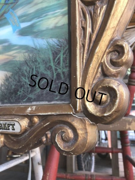 画像5: 70s Vintage Lucky Draft Beer Store Display Lighted Sign (B679) (5)