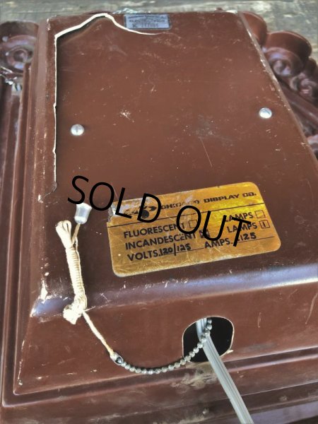 画像12: 70s Vintage Lucky Draft Beer Store Display Lighted Sign (B679) (12)