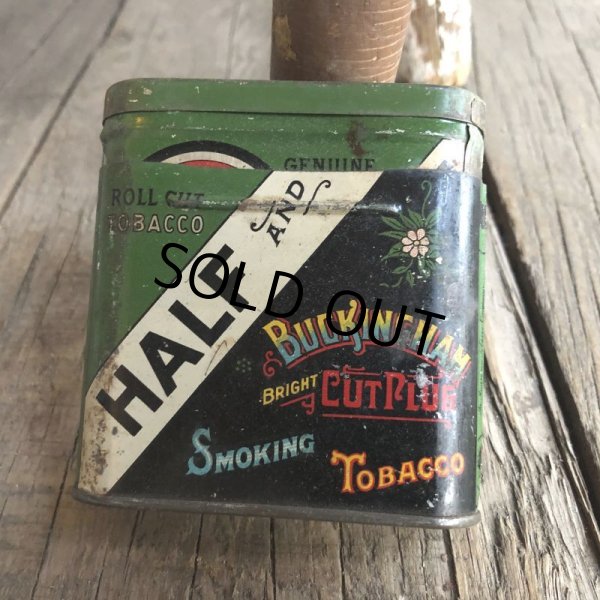 画像2: Vintage HALF AND HALF Tabacco Pocket Tin Can (B689)     (2)