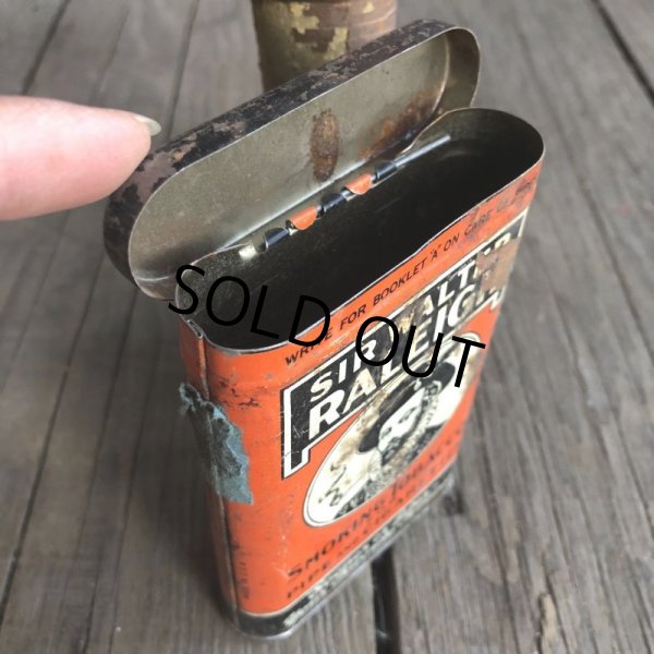 画像5: Vintage Raleigh Tabacco Pocket Tin Can (B682)     (5)