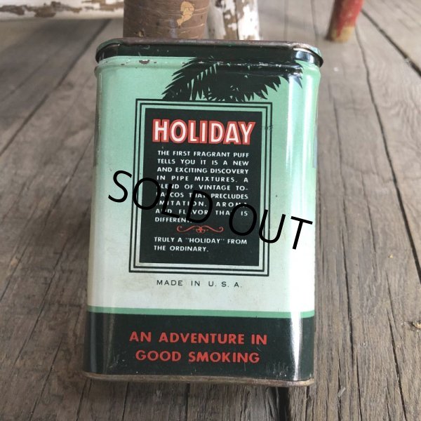画像3: Vintage Holiday Tabacco Pocket Tin Can (B681)     (3)