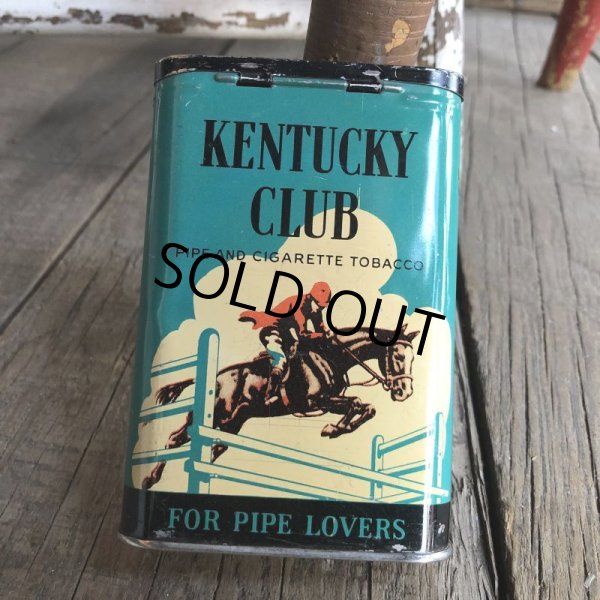 画像3: Vintage Kentucky Club Tabacco Pocket Tin Can (B688)     (3)