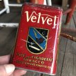 画像1: Vintage Velvet Tabacco Pocket Tin Can (B684)     (1)