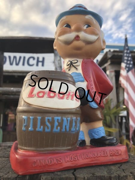 画像5: Vintage LABATT's PILSENER Beer Swizzle Stick Holder Vinyl Statue (B690) (5)