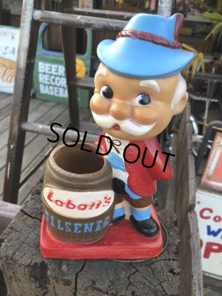 画像6: Vintage LABATT's PILSENER Beer Swizzle Stick Holder Vinyl Statue (B690) (6)