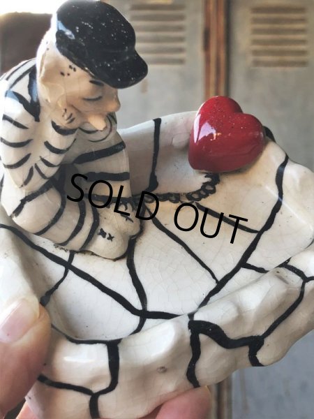 画像11: 50s Vintage Prisoner Ceramic Ashtray (PJ294)  (11)