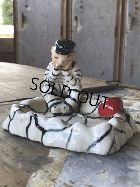 画像2: 50s Vintage Prisoner Ceramic Ashtray (PJ294)  (2)