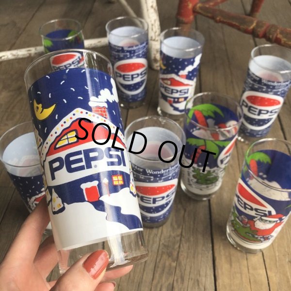 画像6: Vintage Pepsi Christmas Winter Wonderland Glass (G070) (6)