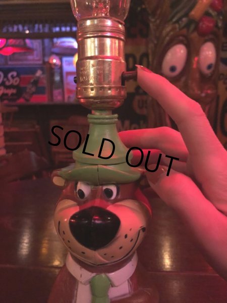 画像12: 60s Vintage Hanna Barbera Yogi Bear Plastic Lamp (B693) (12)