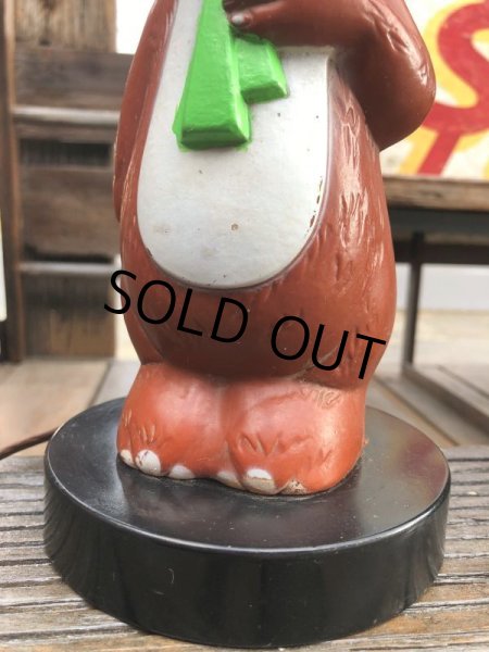 画像7: 60s Vintage Hanna Barbera Yogi Bear Plastic Lamp (B693) (7)
