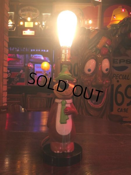 画像2: 60s Vintage Hanna Barbera Yogi Bear Plastic Lamp (B693) (2)