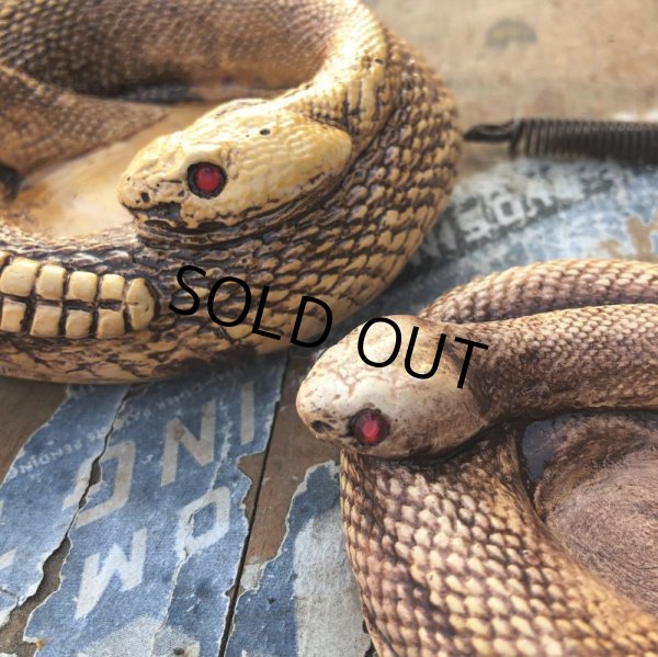 画像9: 70s Vintage Disneyland Adveture Land RANDOTTI Rattle Snake Ceramic Ashtray (B696) (9)