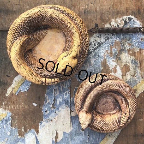 画像10: 70s Vintage Disneyland Adveture Land RANDOTTI Rattle Snake Ceramic Ashtray (B696) (10)