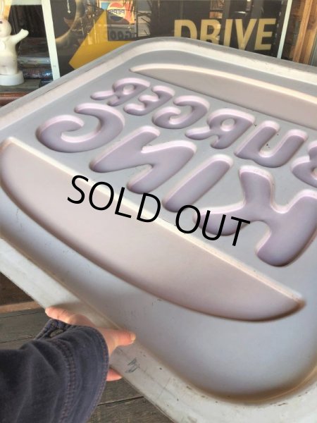 画像9: Vintage Burger King Old Logo Outdoor Sign Original (B697) (9)