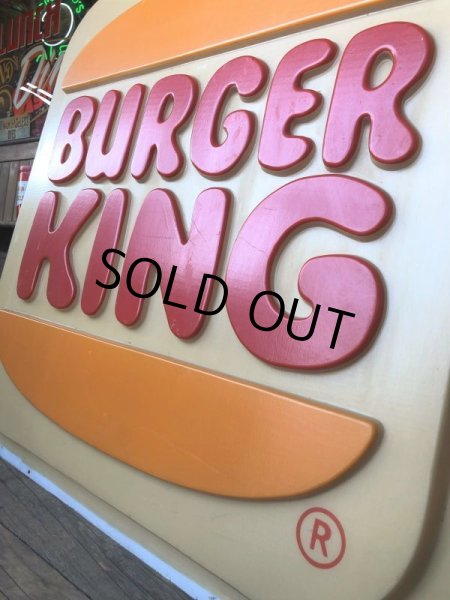画像6: Vintage Burger King Old Logo Outdoor Sign Original (B697) (6)