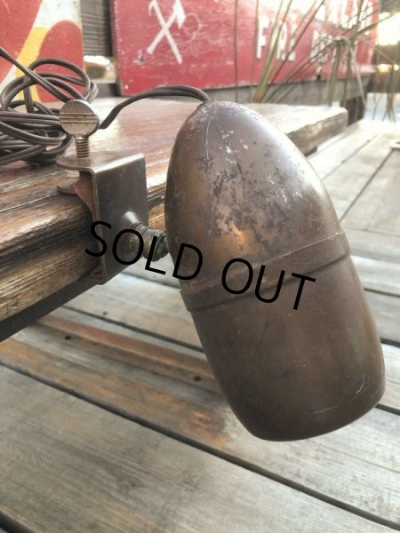 画像2: 40s Vintage Industrial Spotlight (B704) (2)