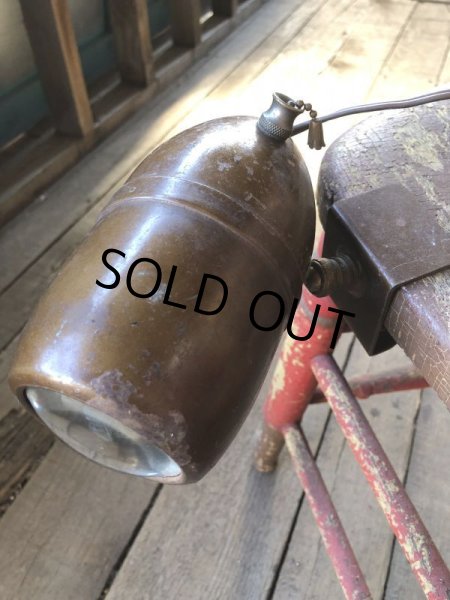 画像12: 40s Vintage Industrial Spotlight (B704) (12)