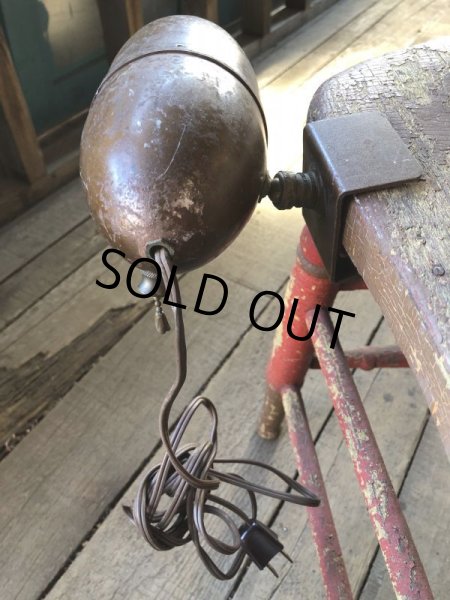 画像13: 40s Vintage Industrial Spotlight (B704) (13)