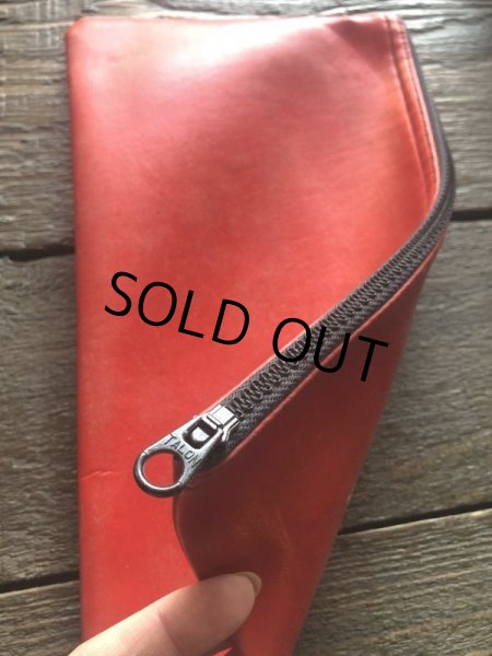 画像3: Vintage Zippered Vinyl Bank Money Bag HNB (B719) (3)