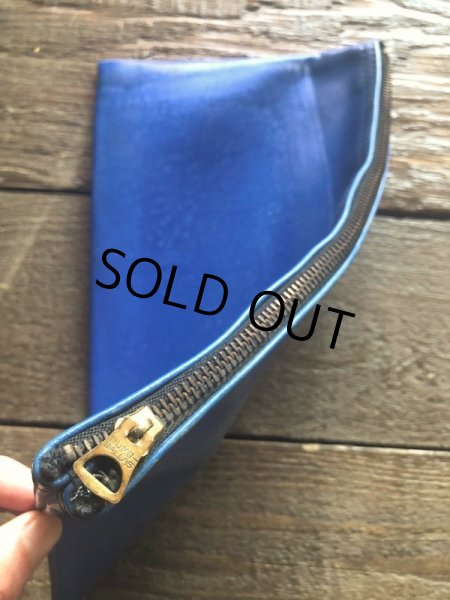 画像3: Vintage Zippered Vinyl Bank Money Bag (B720) (3)