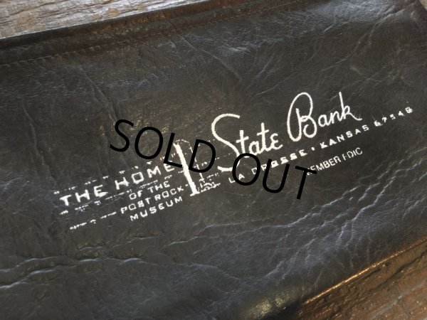 画像2: Vintage Zippered Vinyl Bank Money Bag State Bank (B716) (2)