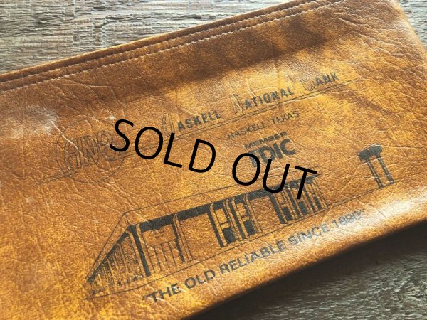 画像2: Vintage Zippered Vinyl Bank Money Bag HNB (B718) (2)