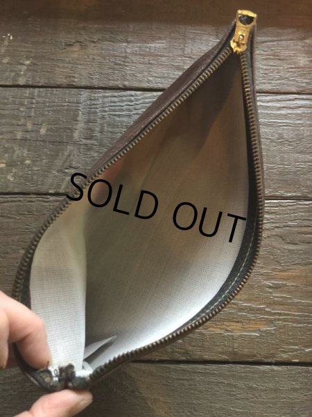 画像4: Vintage Zippered Vinyl Bank Money Bag FDIC (B712) (4)