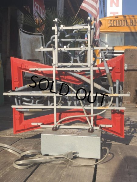 画像7: Vintage Budweiser LA Olympic x Bowtie Store Display Neon Sign (B722) (7)