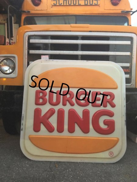 画像2: Vintage Burger King Old Logo Outdoor Huge Sign Original (B723) (2)