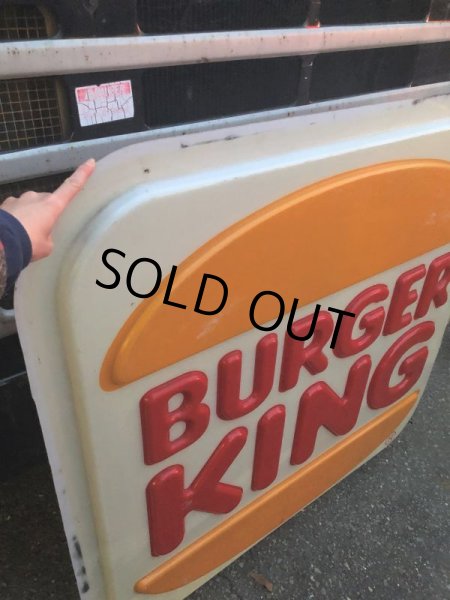 画像4: Vintage Burger King Old Logo Outdoor Huge Sign Original (B723) (4)
