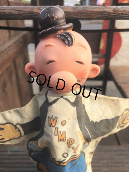 画像6: Vintage Gund Popeye Hand Puppet Wimpy (B727) (6)