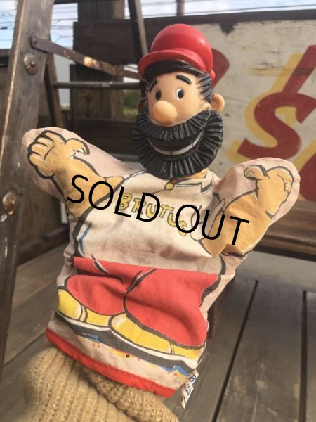 画像12: Vintage Gund Popeye Hand Puppet  Brutus (B726) (12)
