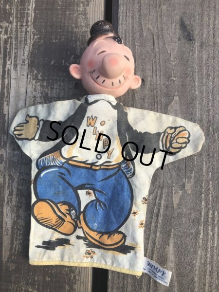 画像8: Vintage Gund Popeye Hand Puppet Wimpy (B727) (8)