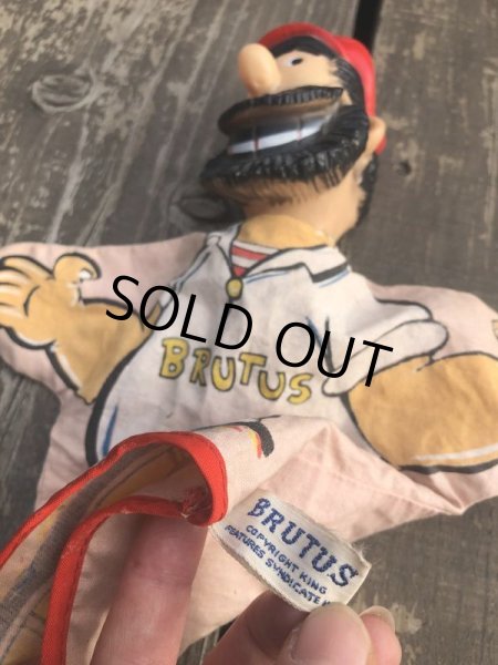 画像10: Vintage Gund Popeye Hand Puppet  Brutus (B726) (10)