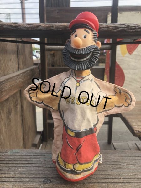 画像1: Vintage Gund Popeye Hand Puppet  Brutus (B726) (1)