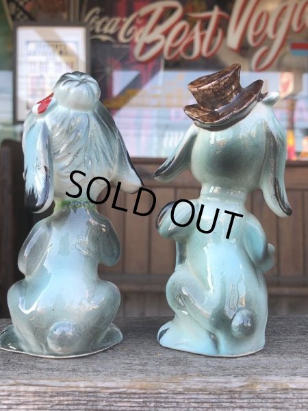 画像5: Vintage Drunken Dogs Salt & Pepper Shakers (B735) (5)